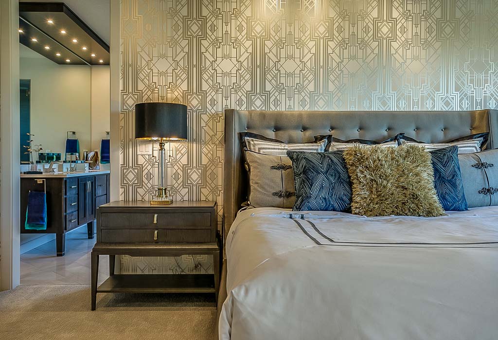 Wallpaper and Custom Pillows